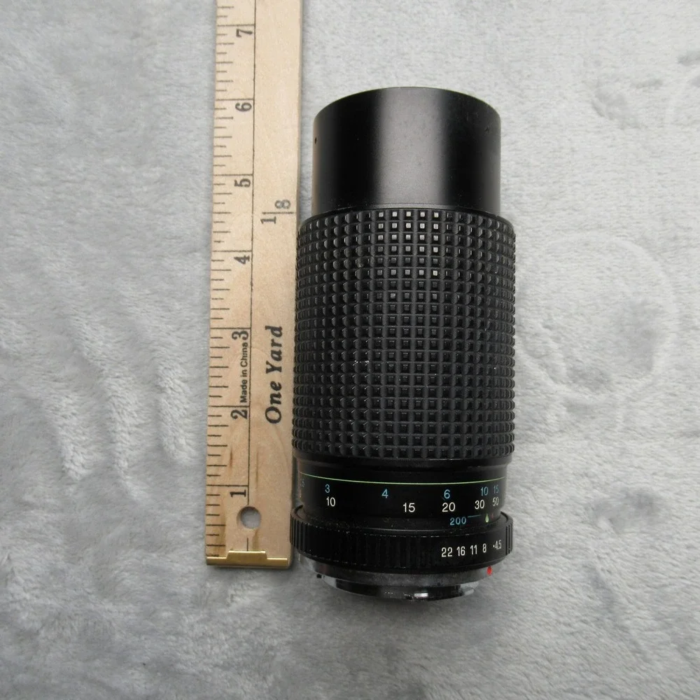 RMC Tokina 80-200mm f/4.5 Zoom‎ Lens Manual Focus Untested As IS 8306919 1980s